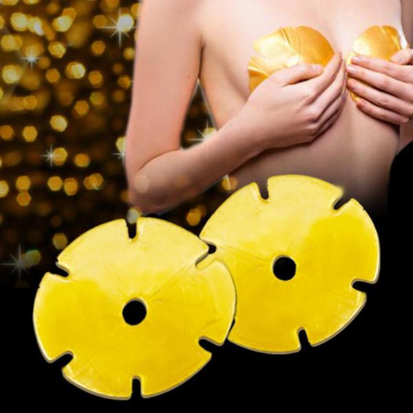 1 Pair Collagen Crystal Gold Breast Chest Masks