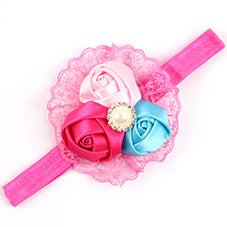 3 Rose Headband