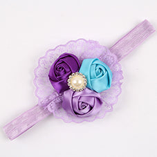 3 Rose Headband