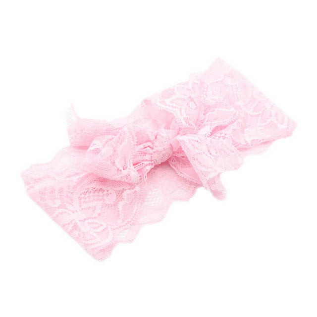 Fashion Lace Bow Flower Knot HeadBand