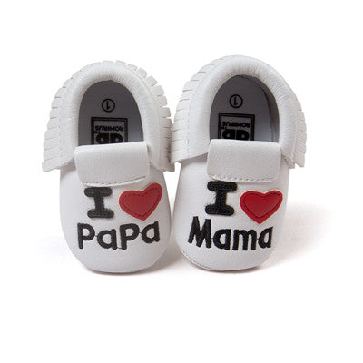 I Love Mama & Papa baby Sneakers