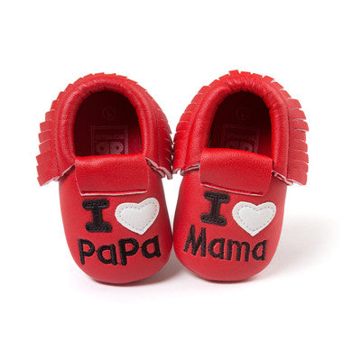 I Love Mama & Papa baby Sneakers