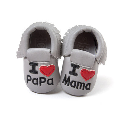 I Love Mama & Papa baby Sneakers