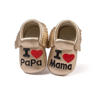 I Love Mama & Papa baby Sneakers