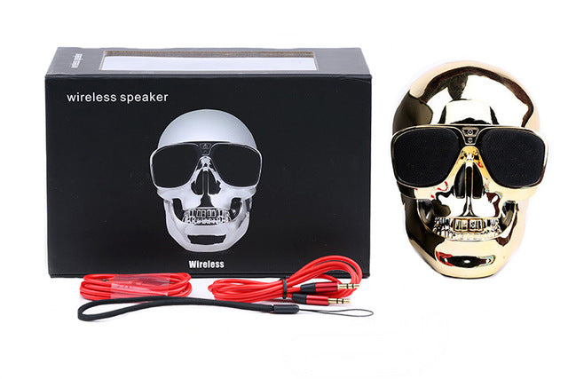 Skull Shape Wireless Bluetooth Speaker