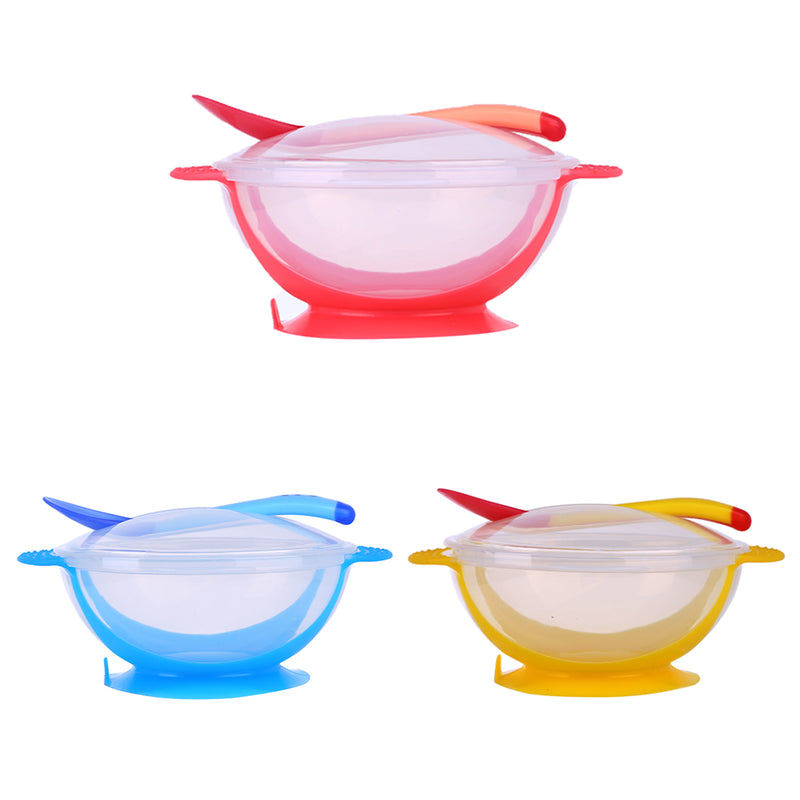 3Pcs/set Baby  Dinnerware Suction Bowl