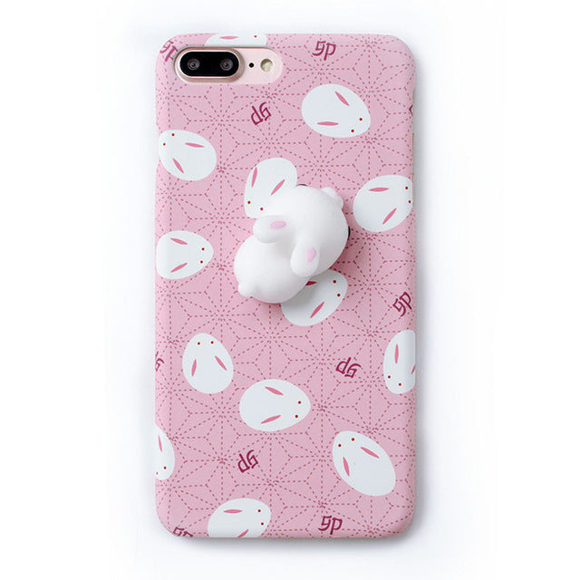 3D Cute Squishy Animal Phone Case