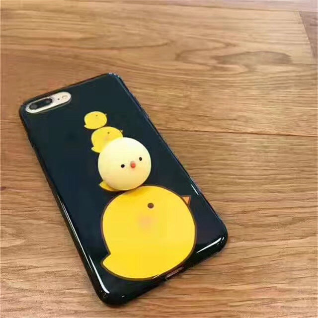 3D Cute Squishy Animal Phone Case