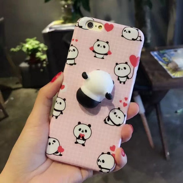 3D Cute Squishy Animal Phone Case