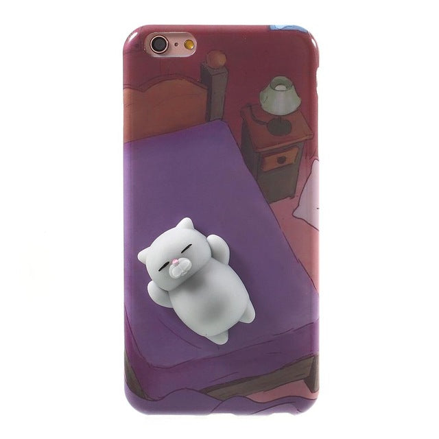 3D Cute Squishy Animal Phone Case