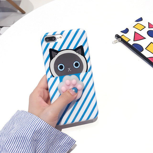 3D Cute Squishy Animal Phone Case