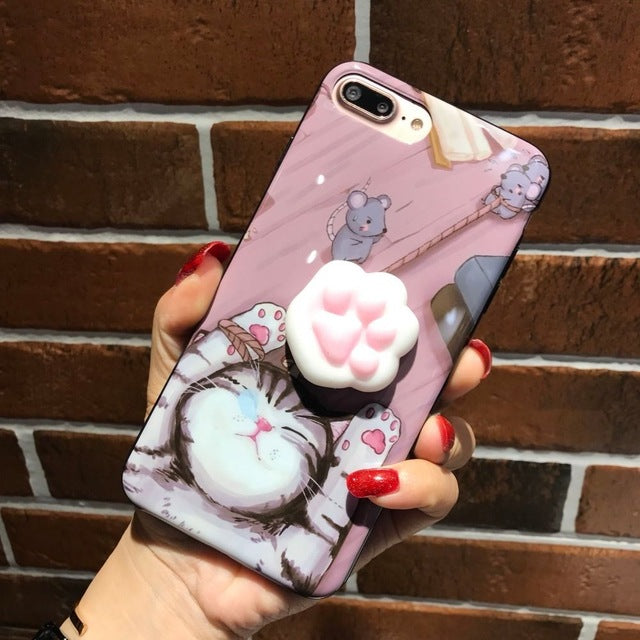 3D Cute Squishy Animal Phone Case