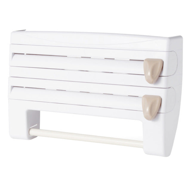 3-in-1 Wall-Mount Paper Towel Holder