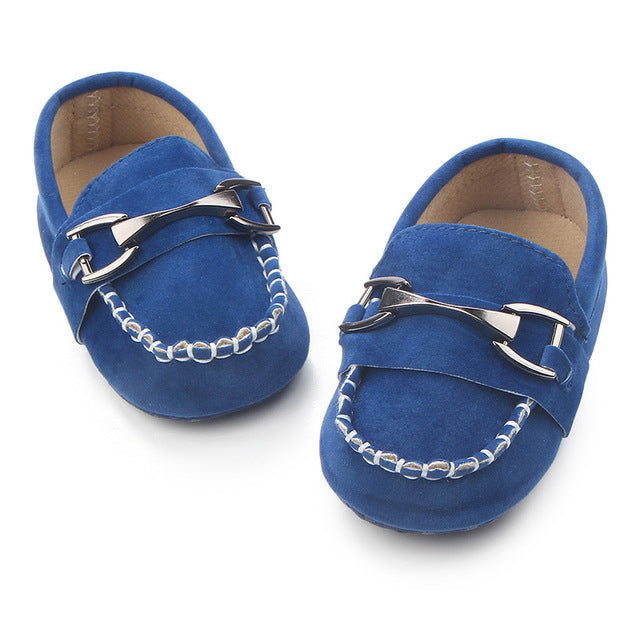 Hot PU Suede Leather Newborn Baby