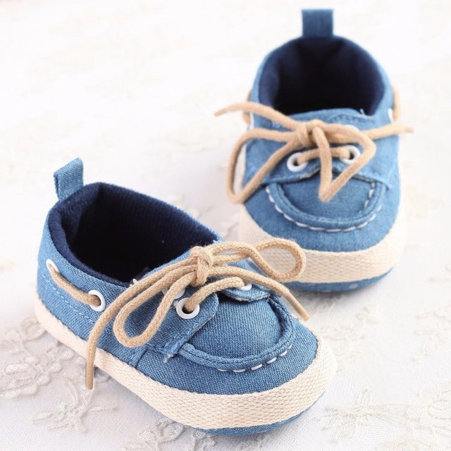 Hot PU Suede Leather Newborn Baby