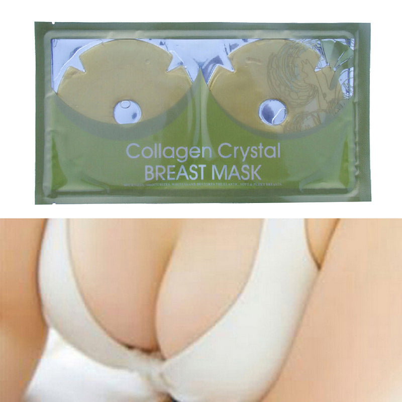 1 Pair Collagen Crystal Gold Breast Chest Masks