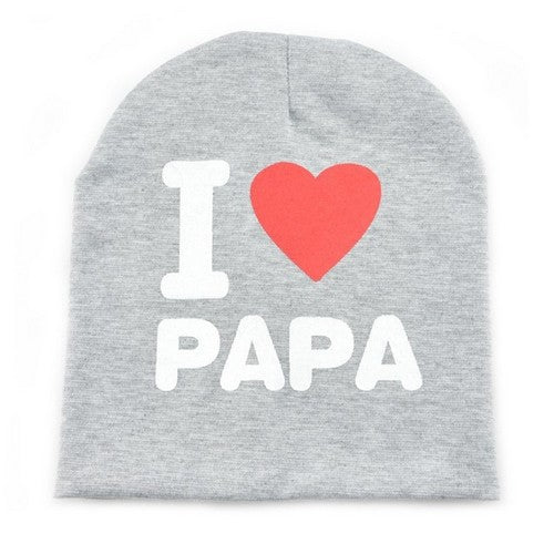 I LOVE PAPA MAMA Print Kid  Cap