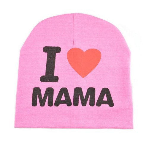 I LOVE PAPA MAMA Print Kid  Cap