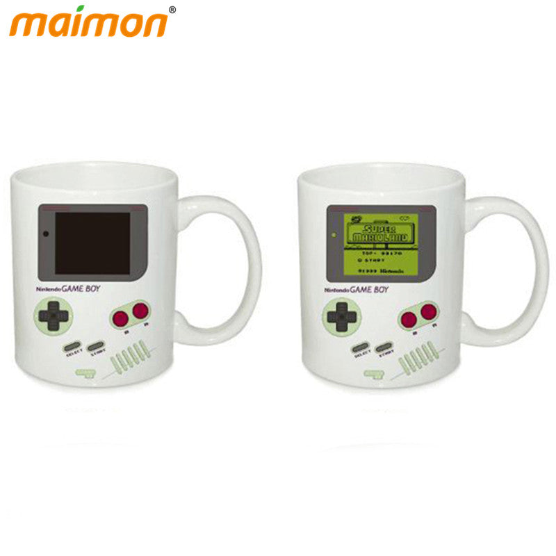 Funny Heat Sensitive Nintendo Game Boy Ceramic Mug