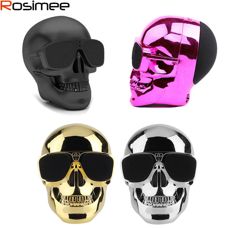 Skull Shape Wireless Bluetooth Speaker