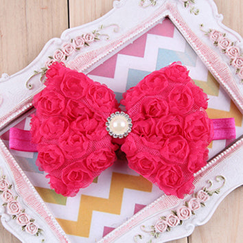 Big Bow Flower Headband