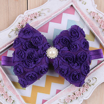 Big Bow Flower Headband