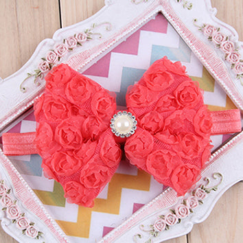 Big Bow Flower Headband