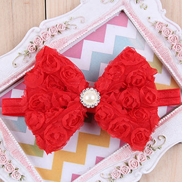 Big Bow Flower Headband