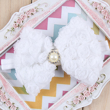 Big Bow Flower Headband