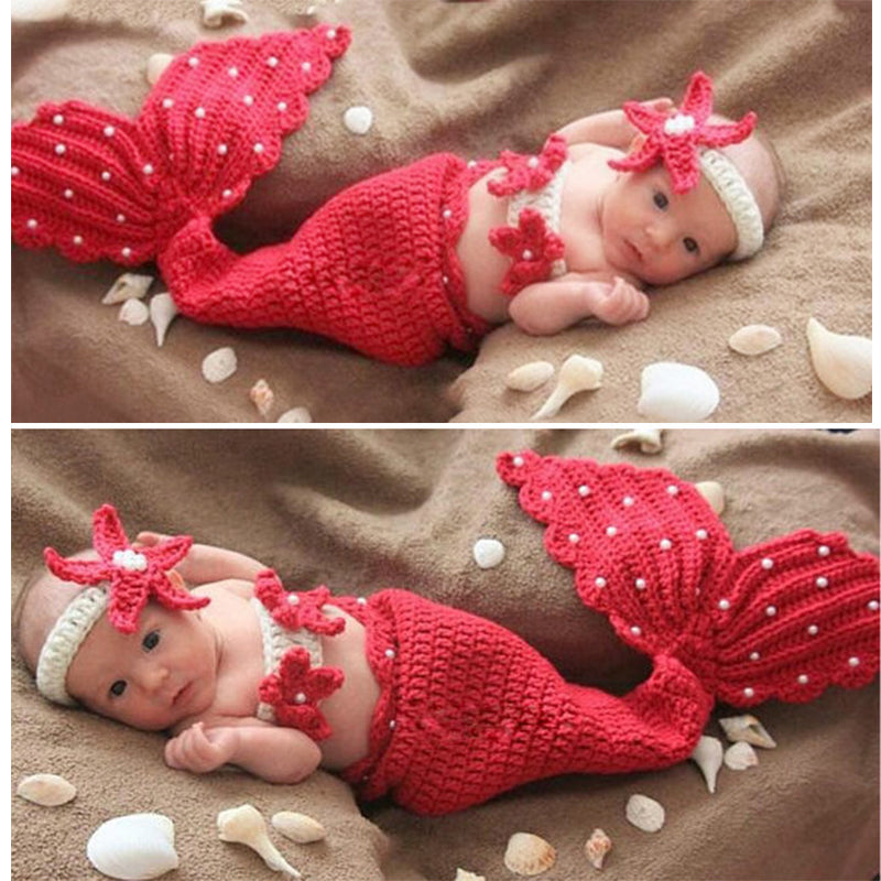 Little Mermaid Baby Photo Prop