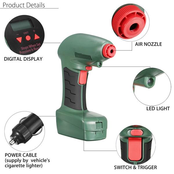 Air Dragon Digital Instrument Portable Air Compressor