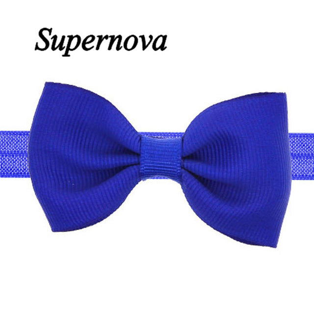 Multicolor Bow Mini Headbands