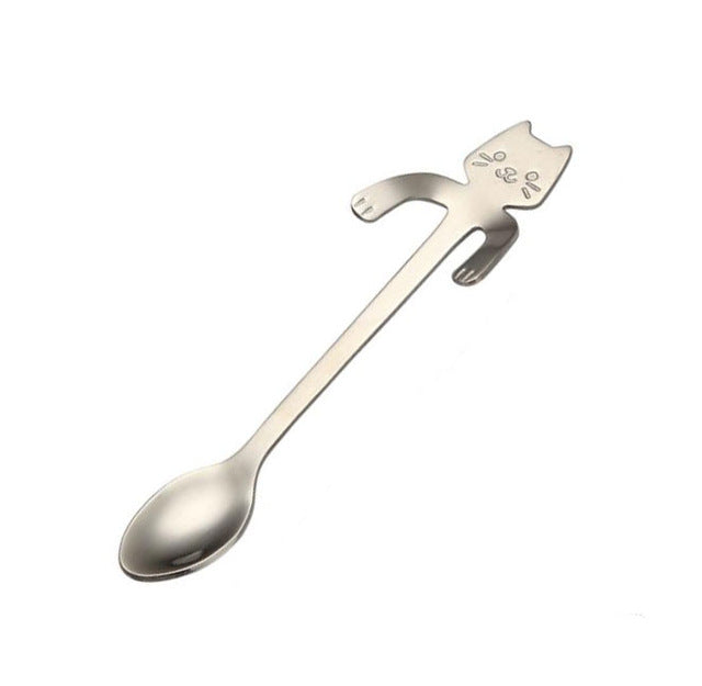 Creative Cat Design Coffee & Tea Spoon Set